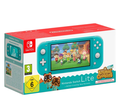 Konsola Nintendo Nintendo Switch Lite Turquoise + ACNH bundle